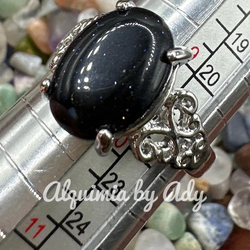 Sandstone silver Victorian ring manifesting confidence and faith crystal